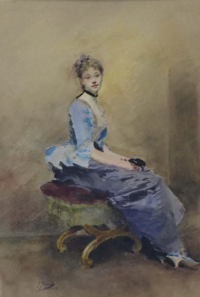 Ritratto di una donna. 1881